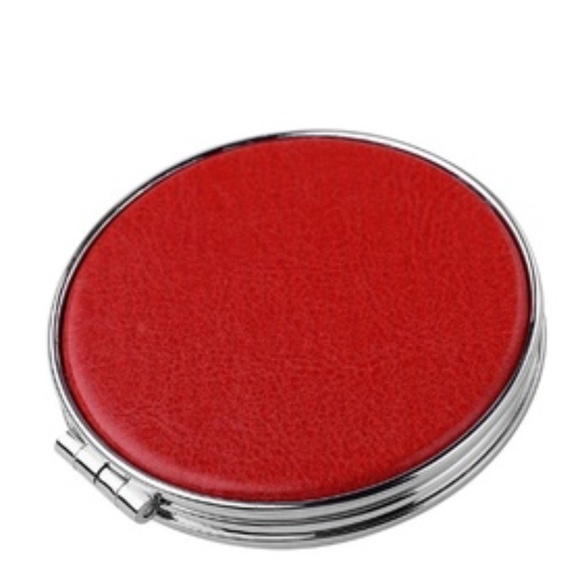 Owl w Red quicksand & Hearts  Double Sided  Mirror Compact   NEW - Picture 5 of 5